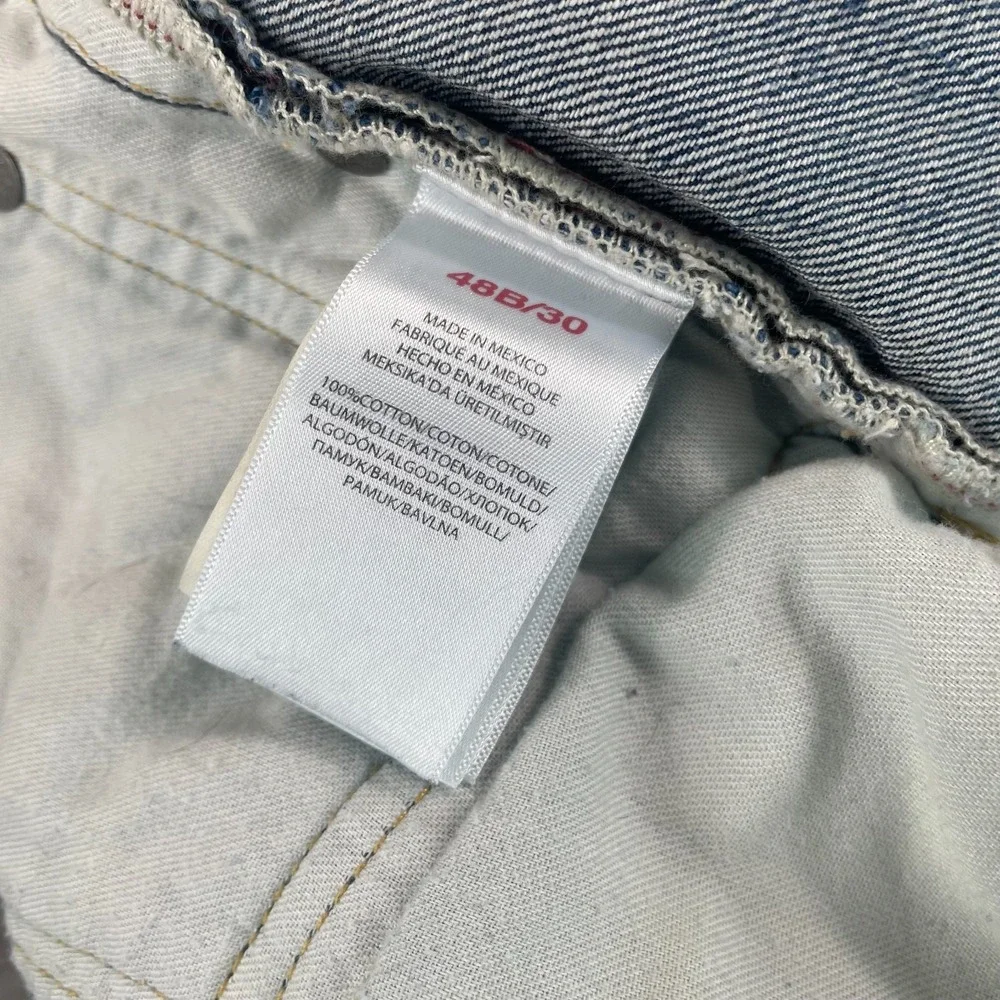 Polo Ralph Lauren Hampton Straight‎ Jeans Mens Big 48x30 Blue Denim Relaxed 48B